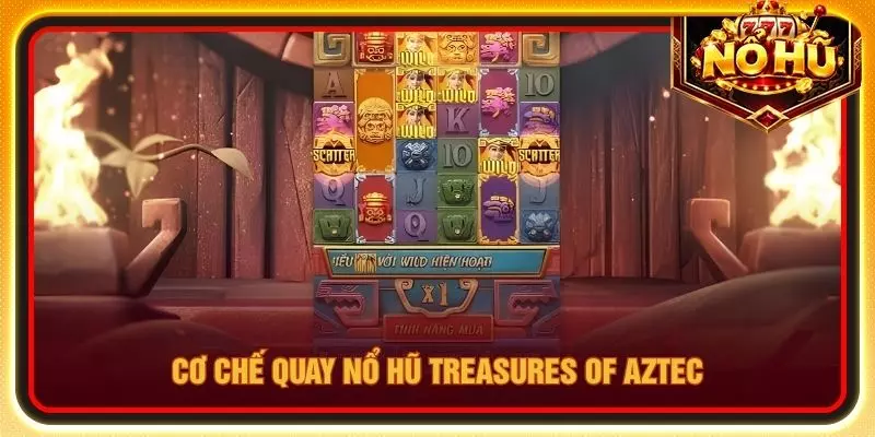 Cơ chế quay Nổ hũ Treasures of Aztec