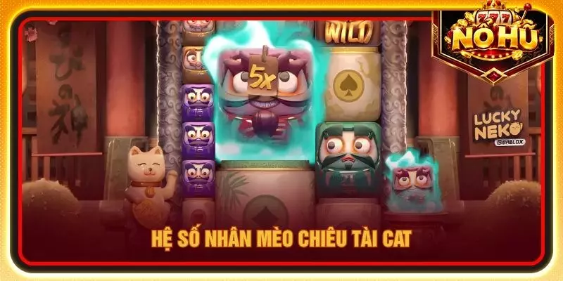 Hệ số nhân mèo chiêu tài Cat