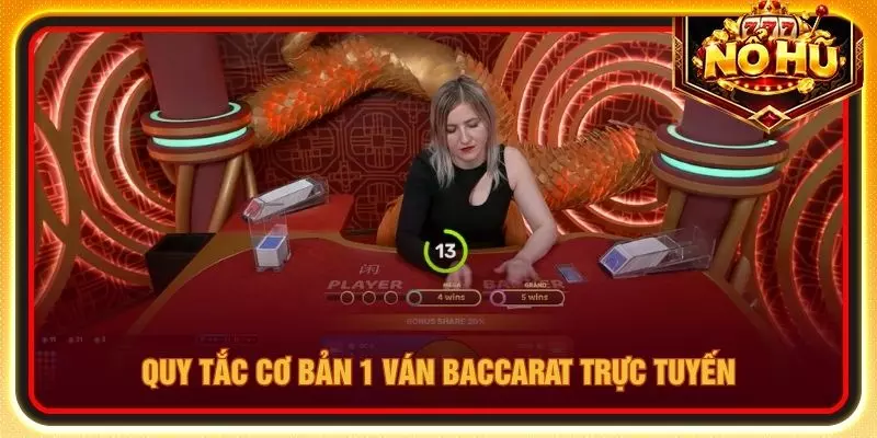 Quy tắc cơ bản 1 ván baccarat trực tuyến