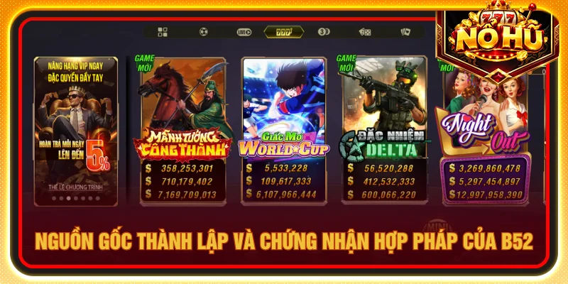 Nền tảng vận hành hợp pháp, khẳng định uy tín qua nguồn gốc minh bạch