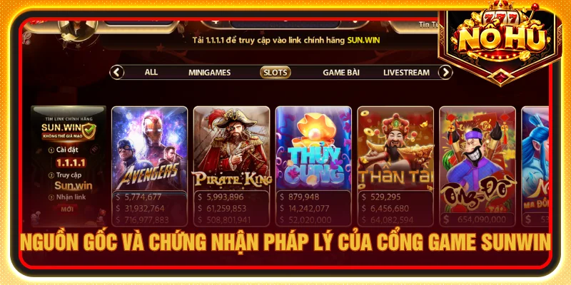 Sân chơi vận hành hợp pháp, khẳng định uy tín qua nền tảng pháp lý minh bạch